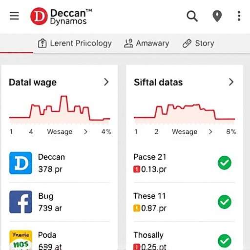 Data Saver Mode Deccan Dynamos data saver feature showing low data usage statistics